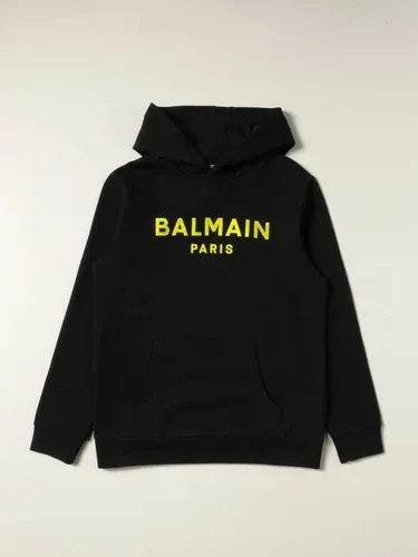 Felpa Balmain in cotone con logo (55844698)