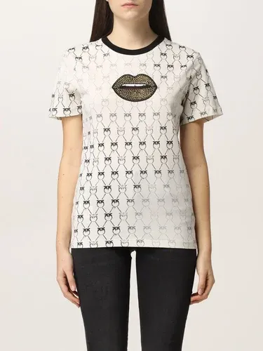 T-shirt Pinko con stampa Love Birds monogram (55845021)