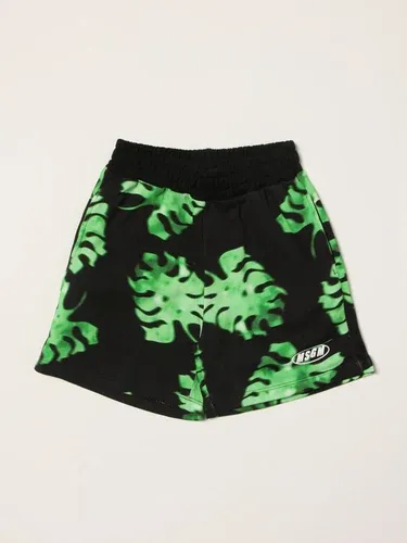 Pantaloncino jogging Msgm Kids con stampa foglie (55845125)