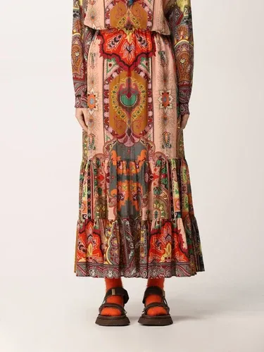 Etro Gonna in cotone con stampa paisley (55845166)