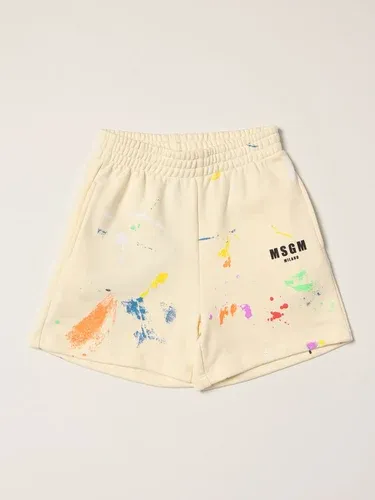 Pantaloncino jogging Msgm Kids con schizzi di pittura (55845184) Pantaloncino jogging Msgm Kids con schizzi di pittura (55845184)