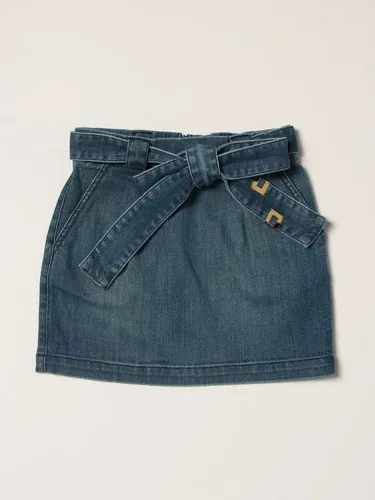 Gonna di jeans Elisabetta Franchi con logo (55845248)