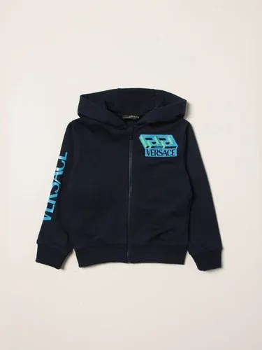 Young Versace Felpa Versace Young in cotone con Medusa Smiley (55883950)