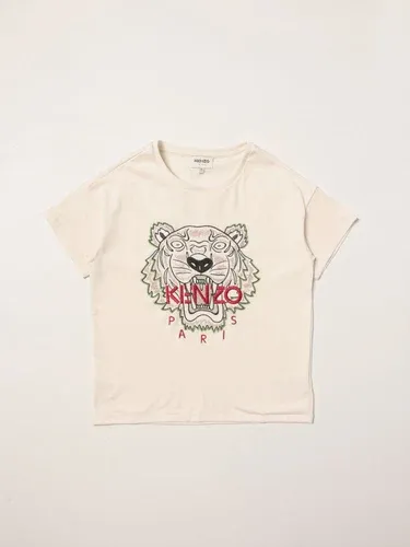 T-shirt Kenzo Junior in jersey di cotone con ricamo (55883938)