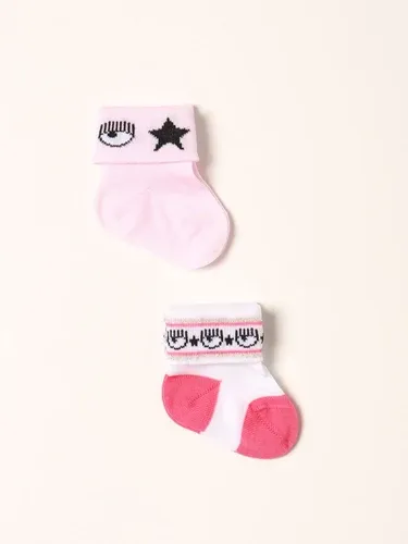 Set 2 paia di calzini Chiara Ferragni con logo (55900175)