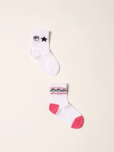 Set 2 paia di calzini Chiara Ferragni con logo (55900177)