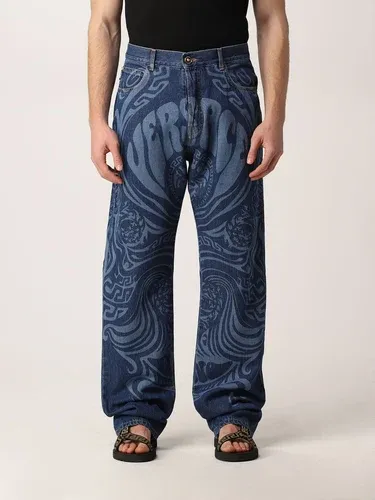 Jeans Versace con stampa Medusa Music (55900258)