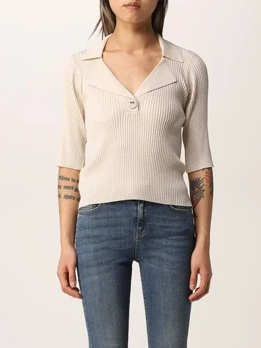 Polo Pinko in misto viscosa a coste (55900504) Polo Pinko in misto viscosa a coste (55900504)