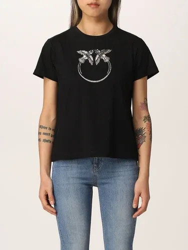 T-shirt Pinko in cotone con Love Birds (55900489)