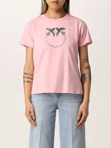 T-shirt Pinko in cotone con Love Birds (55900491)