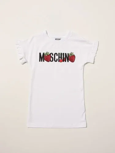 Abito Moschino Kid con logo fragola (55900494)