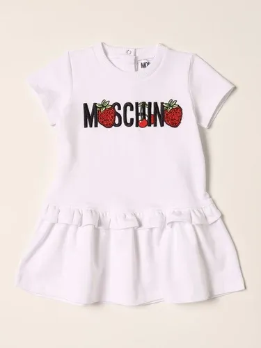 Abito Moschino Baby con logo fragole (55900570)