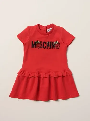 Abito Moschino Baby con logo fragole (55900569)