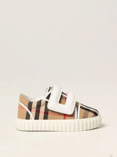 Sneakers Burberry in pelle e cotone con motivo Vintage check (55900584)