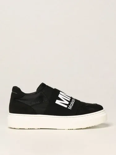 Sneakers MM6 Maison Margiela in nylon e camoscio (55999169)