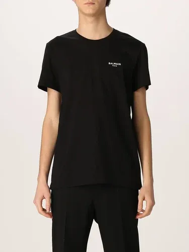 T-shirt basic Balmain con logo (55999215)