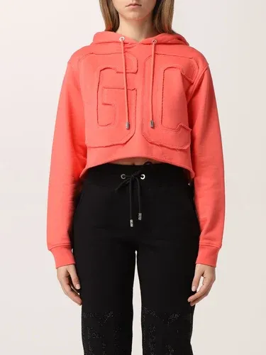 Felpa cropped Gcds in cotone con big logo (55999336)