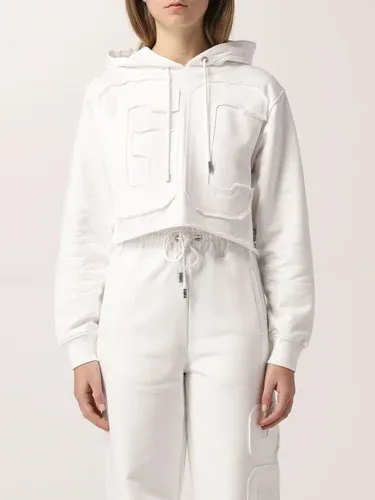 Felpa cropped Gcds in cotone con big logo (55999337)