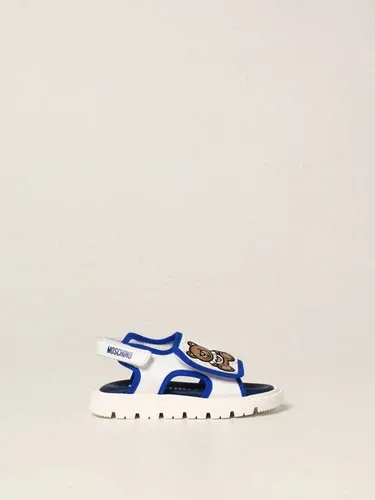 Sandalo Moschino Baby in pelle con Teddy (55999391)