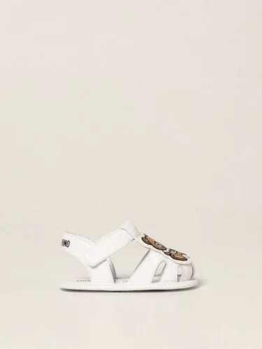 Sandalo Moschino Baby in pelle con Teddy (55999393)