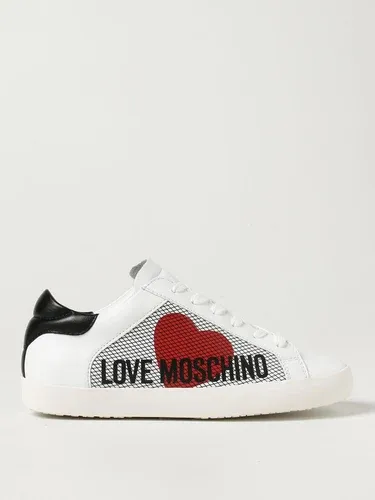 Sneakers Love Moschino in pelle con logo (55999487)