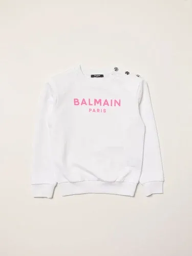 Felpa Balmain in cotone con logo (55779051)