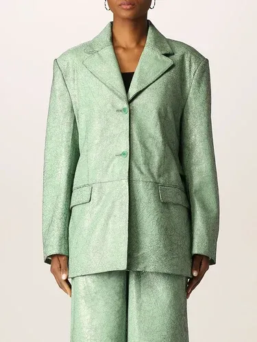 Blazer a monopetto Remain in pelle di agnello (56024309)