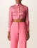 Camicia cropped Giada Benincasa con logo all over (56024371)