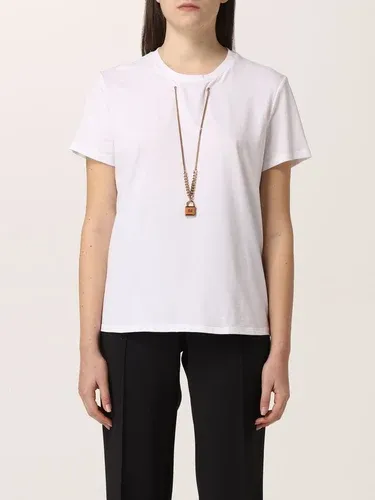 T-shirt Elisabetta Franchin in cotone con collana (56024617)