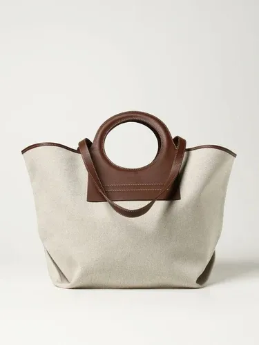 Borsa tote Cala Hereu in canvas premium e pelle (56024705)
