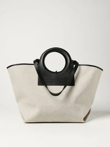 Borsa tote Cala Hereu in canvas premium e pelle (56024715)
