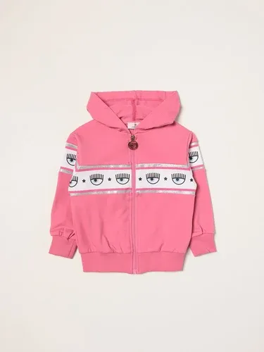 Felpa Chiara Ferragni in cotone con banda Logomania (56113074) Felpa Chiara Ferragni in cotone con banda Logomania (56113074)