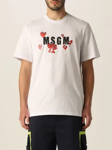 T-shirt Msgm in cotone con logo (56113133)