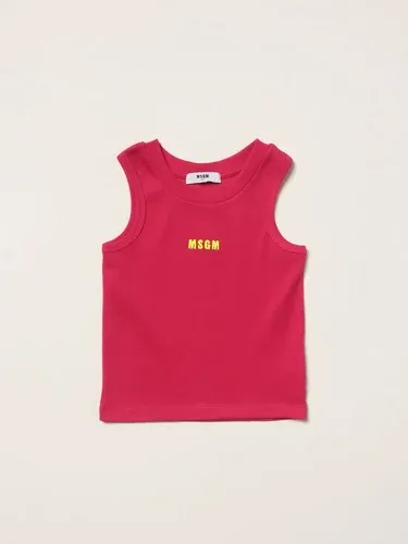 Canotta Msgm Kids in cotone con logo (56113169) Canotta Msgm Kids in cotone con logo (56113169)