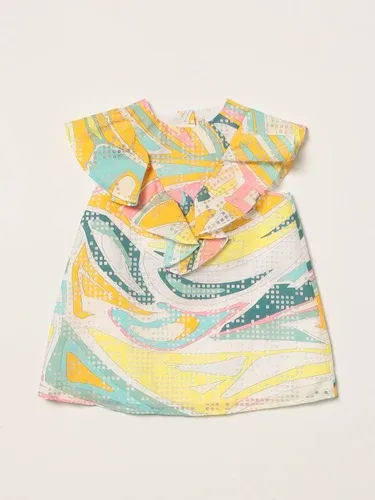 Abito Emilio Pucci in misto cotone a fantasia astratta (56113215)
