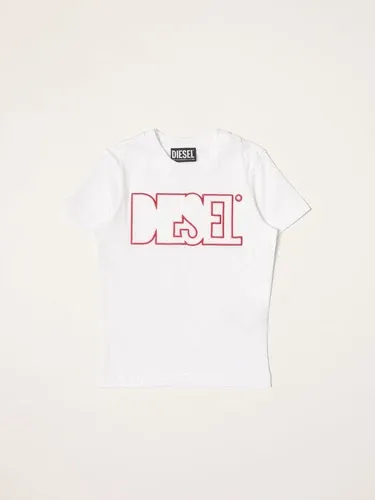 T-shirt Diesel in cotone con logo ricamato (56113360)