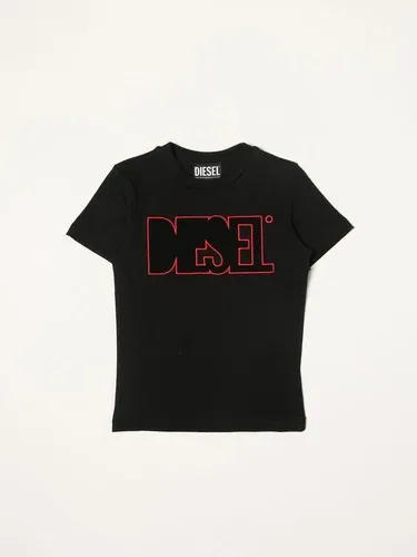 T-shirt Diesel in cotone con logo ricamato (56113361)