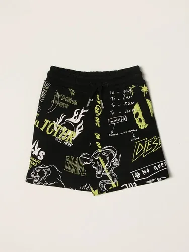 Pantaloncino jogging Diesel con stampe all over (56113356)