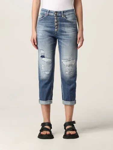 Jeans Dondup in denim washed con rotture (56113423)