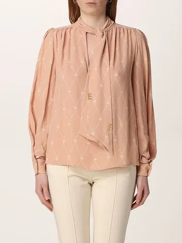Blusa Elisabetta Franchi in viscosa monogram (56113511)