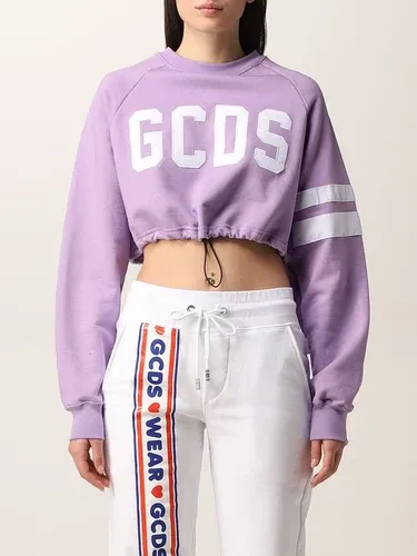 Felpa cropped Gcds con big logo (56113516)