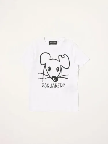 T-shirt Dsquared2 Junior con stampa topo (56113641)