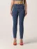 Jeans cropped Elisabetta Franchi con logo monogram all over (56113685)