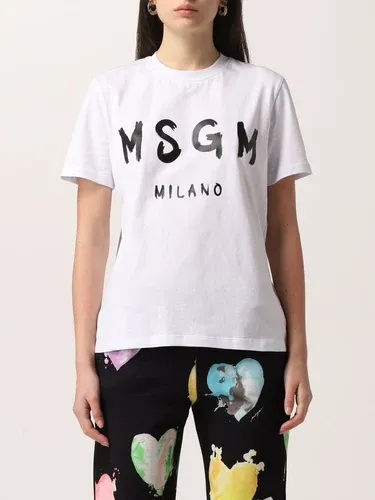 T-shirt Msgm in cotone con logo (56113889)
