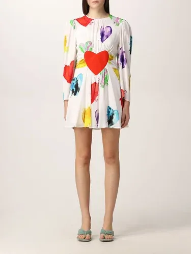 Abito mini Msgm in viscosa con stampa (56113878)