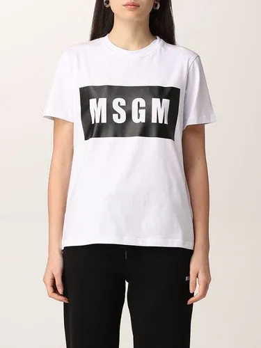 T-shirt Msgm in cotone con logo (56113886)