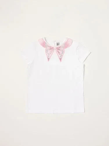 T-shirt Simonetta con stampa fiocco e paillettes (106328840)