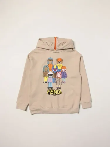 Felpa Fendi in cotone con stampa e logo (56122124)