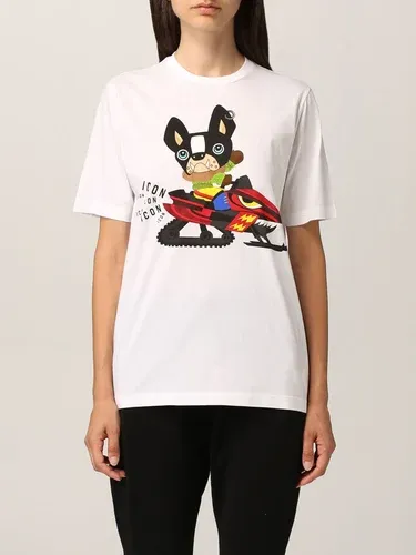 T-shirt Dsquared2 in cotone con stampa (50345014)