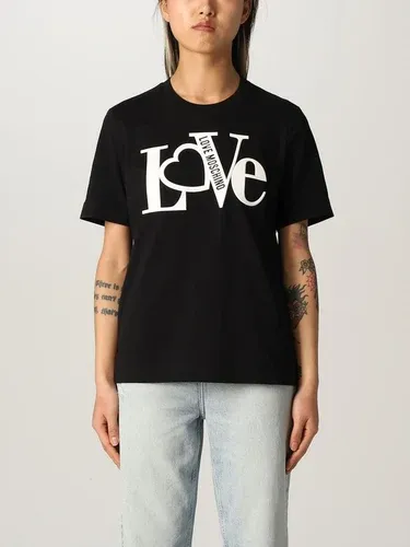 T-shirt Love Moschino in cotone con logo (56253307)